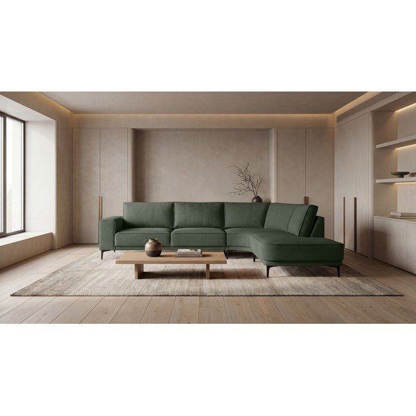 Kampinė sofa khaki spalvos (su dešiniuoju kampu) Copenhagen – Scandic-image-1
