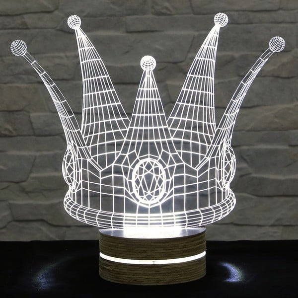3D stalinis šviestuvas "Crown