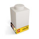 Balta silikoninė naktinė lemputė LEGO® Classic Brick