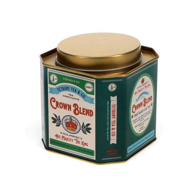 Iš metalo maisto laikymo indas arbatai Crown Blend – Rex London