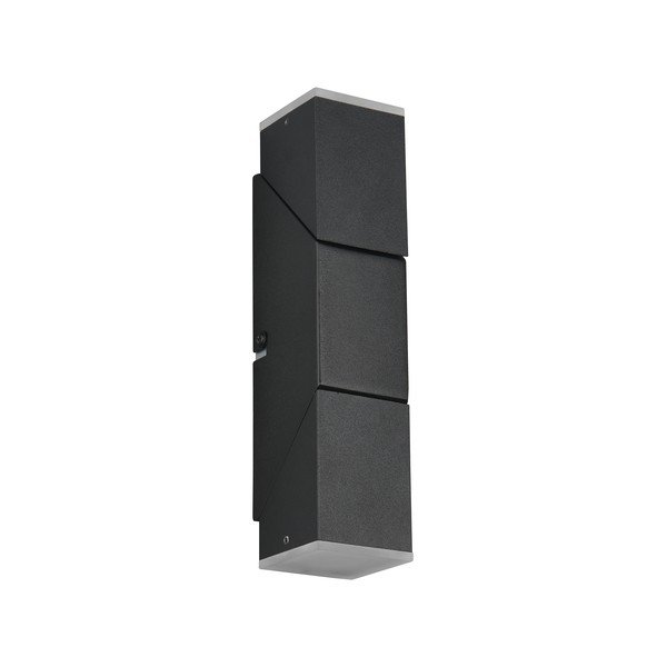 Sieninė lempa matinės juodos spalvos LED Raglan – Trio