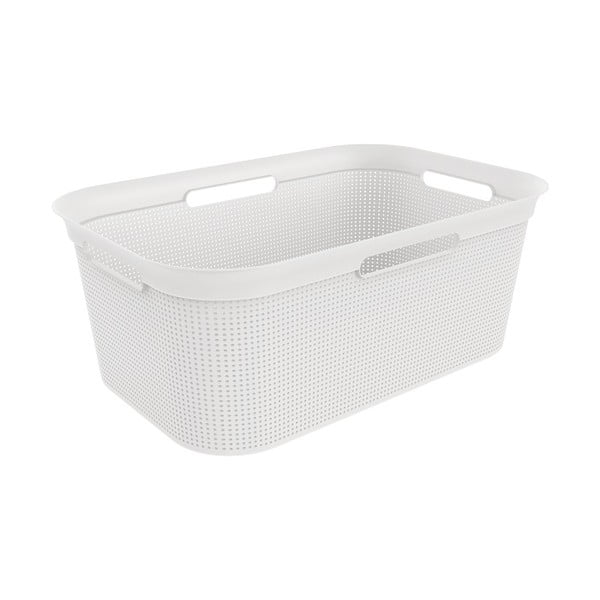Baltas plastikinis skalbinių krepšys 41 l Brisen - Rotho