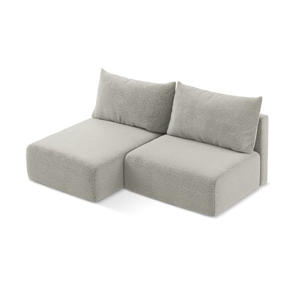 Šviesiai pilkos spalvos sulankstoma/su sandėliavimo vieta kampinė sofa (su kairiuoju kampu) Kalena – Makamii-image-3