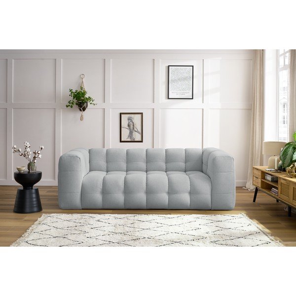 Šviesiai pilka sofa 232 cm Cloud - Bobochic Paris-image-1
