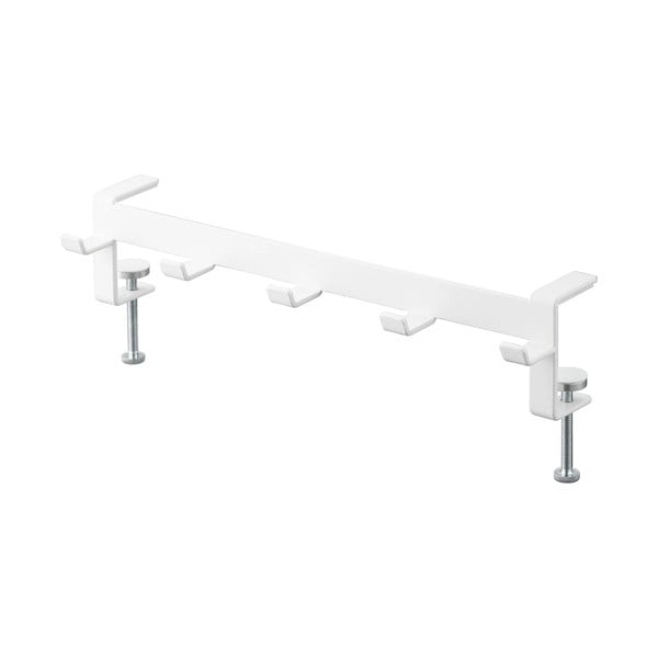 Reguliuojamas matinės baltos spalvos iš plieno kablys Tower – YAMAZAKI