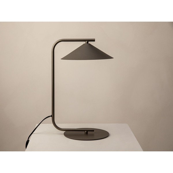 Rudos spalvos iš metalo stalinis šviestuvas (aukštis 42 cm) Nocte – Micadoni -image-2