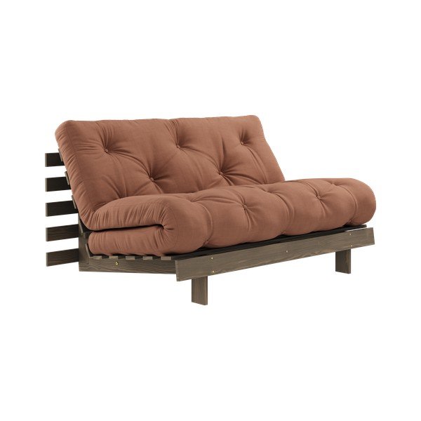 Sulankstoma sofa oranžinės spalvos/vario spalvos 140 cm Roots – Karup Design