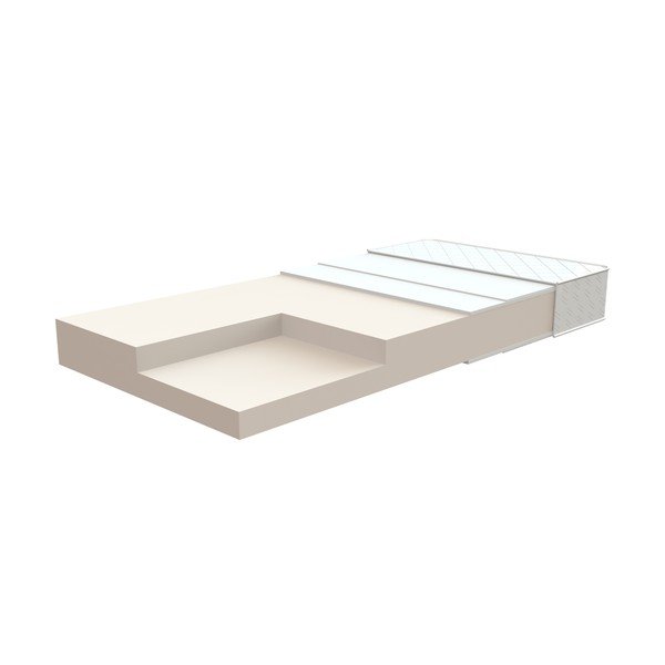 Vaikiškas čiužinys iš porolono Vipack Soft Deluxe, 90 x 200 cm-image-2