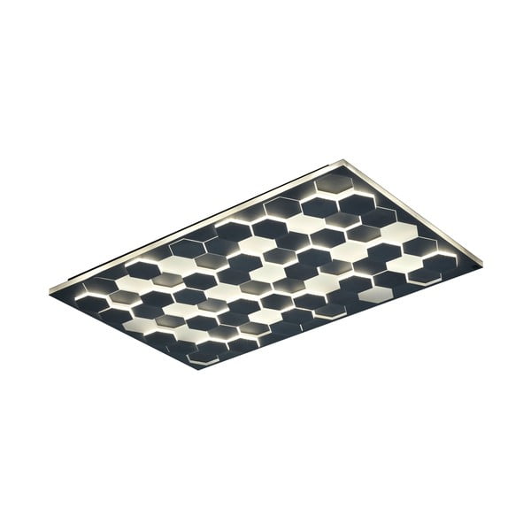 Lubinis šviestuvas juodos spalvos LED su balso kontrole/su mobiliųjų programų valdymu 70x115 cm su metaliniu gaubtu Cifavo – CINQUE-image-2