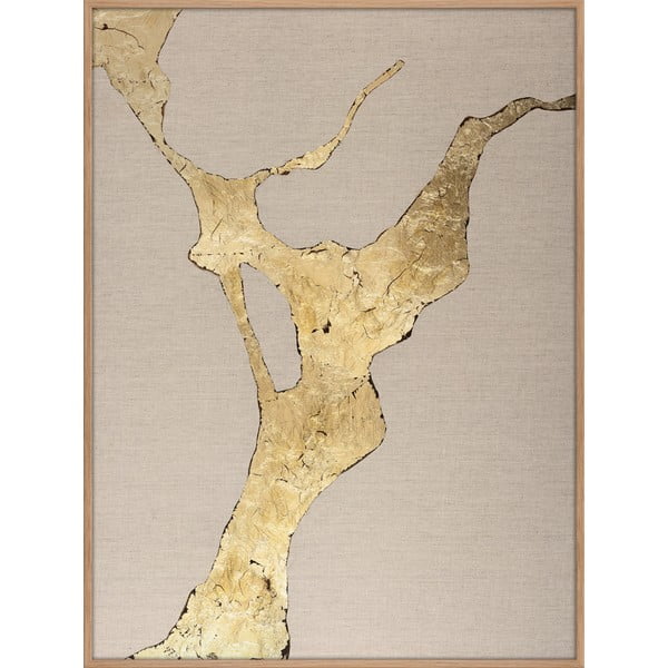 Paveikslas tapyba rankomis (tapyba) 90x120 cm Wild Horizon Gold – Malerifabrikken