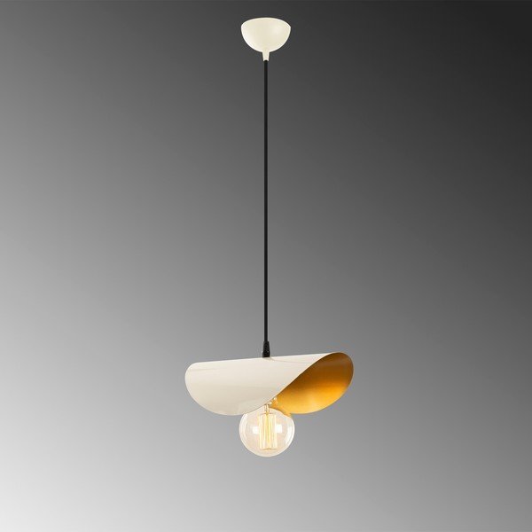 Kabantis šviestuvas baltos spalvos/auksinės spalvos Sivani – Opviq lights-image-3