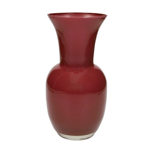 Raudonos spalvos iš stiklo  vaza (aukštis 26 cm) – Brandani
