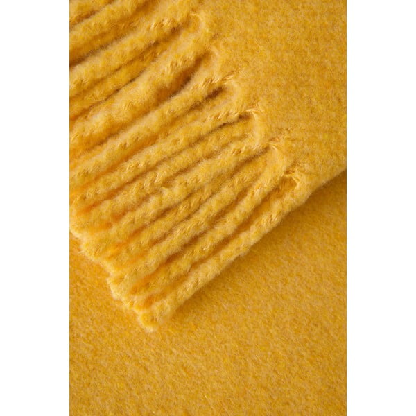Geltonas pledas su medvilne Euromant Basics, 140 x 160 cm-image-2