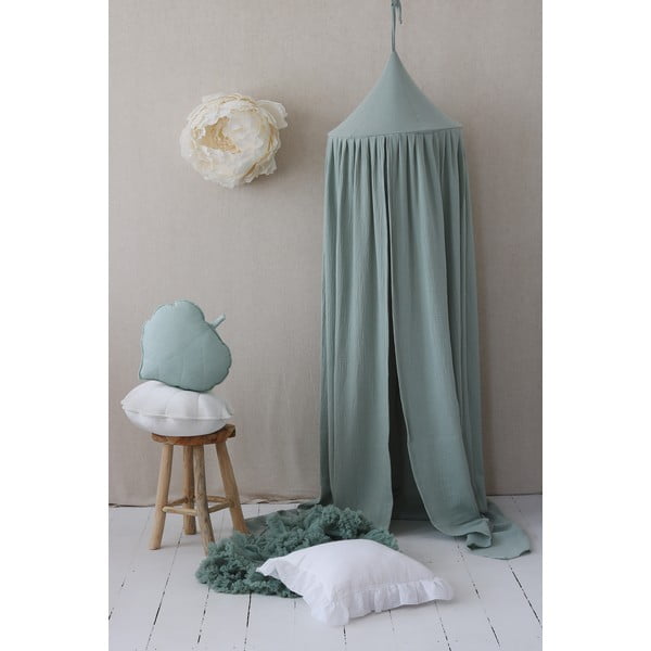 Žalias medvilninis baldakimas Mint - Moi Mili-image-1