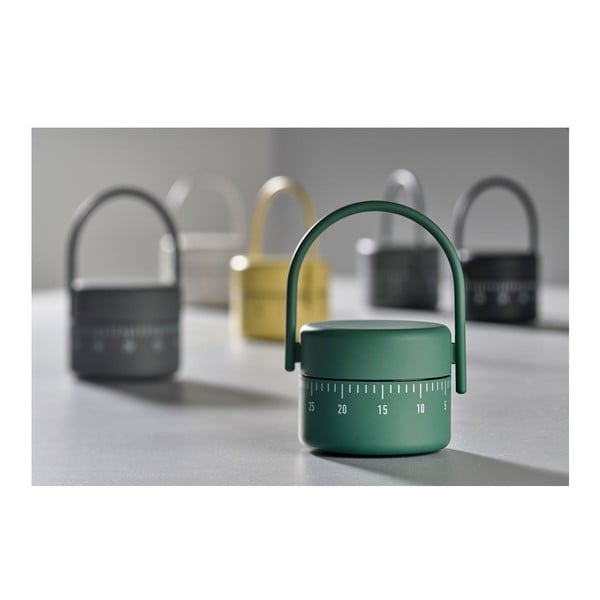 Pilkas analoginis virtuvės laikmatis Zone Singles-image-1