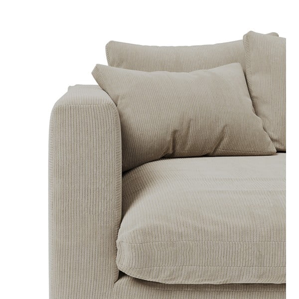 Kreminė kampinė sofa (dešinysis kampas) Comfy - Scandic-image-3