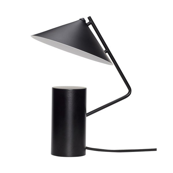 Juodos spalvos iš metalo stalinis šviestuvas (aukštis 32 cm) Sen – Hübsch