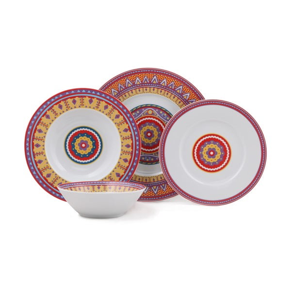 24 dalių porcelianinių indų rinkinys Kutahya Color Boris
