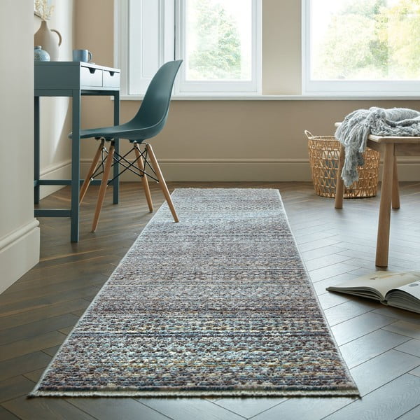Kilimas mėlynos spalvos 66x300 cm Camino – Flair Rugs-image-1