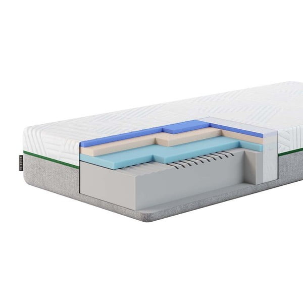 Vidutinio kietumo latekso čiužinys 90x200 cm Verte - MESONICA-image-2