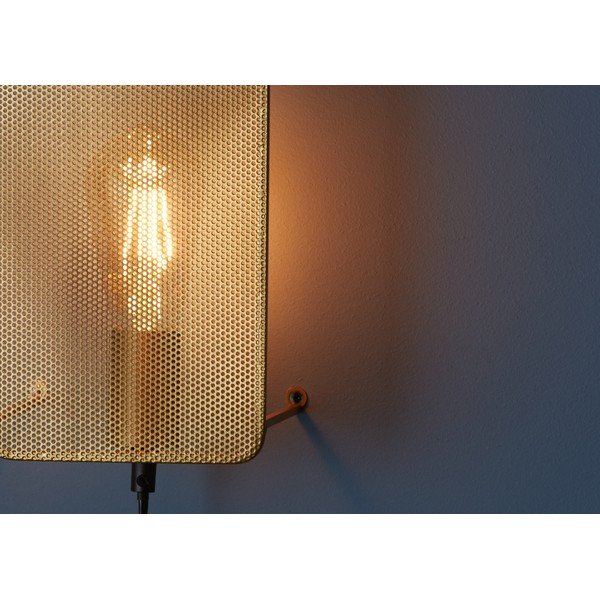 Auksinės spalvos sieninis šviestuvas "Markslöjd Mesh Wall Gold-image-2