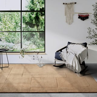 Rankų darbo iš vilnos kilimas smėlio spalvos 120x170 cm Charlotte – Villeroy&Boch
