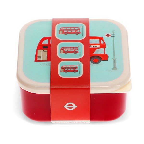 Vaikiška pietų dėžutė 3x dėžės Routemaster Bus – Rex London-image-3