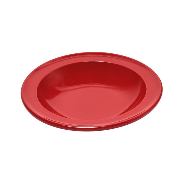 Raudona keramikinė sriubos lėkštė Emile Henry, ⌀ 22,5 cm