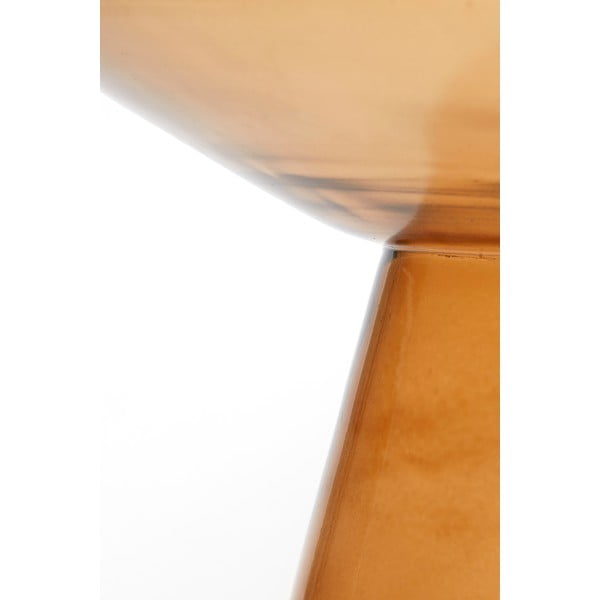 Iš stiklo apvalios formos šoninis stalas ø 37 cm Dakwa – Light & Living-image-3
