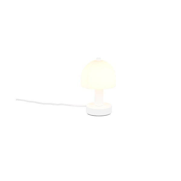 Stalinis šviestuvas baltos spalvos (aukštis 19 cm) su stiklo gaubtu Glenn – Reality-image-3