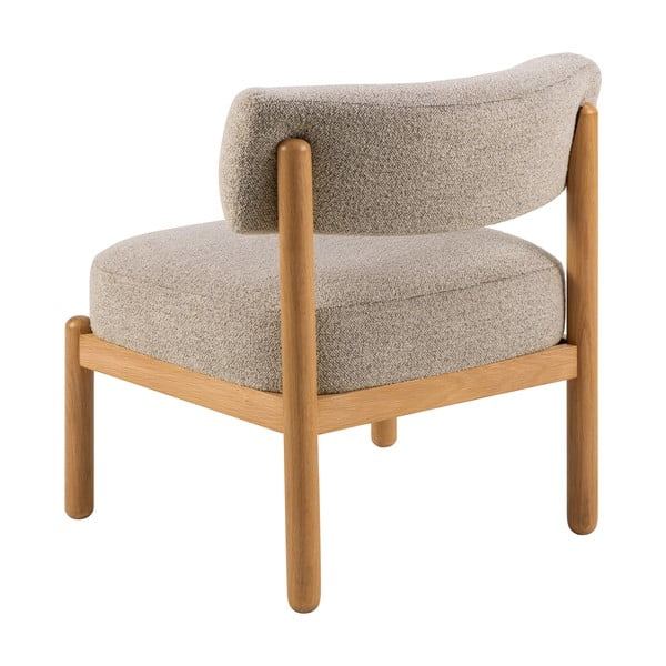 Iš boucle krėslas smėlio spalvos Burley – Actona-image-2