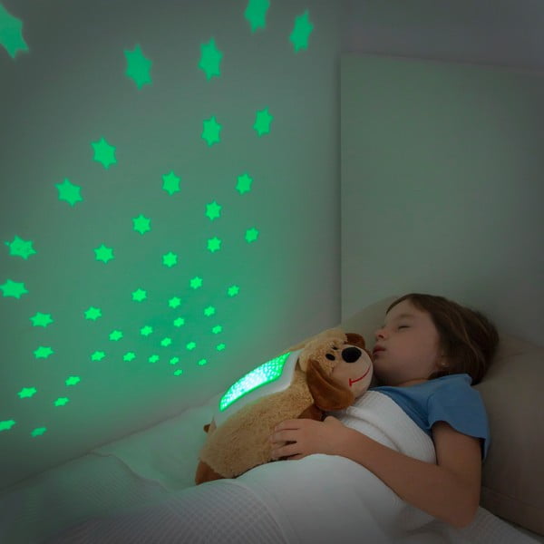 Vaikiškas pliušinis LED projektorius InnovaGoods Dog