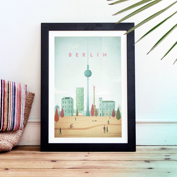 Plakatas Travelposter Berlin, 50 x 70 cm-image-1
