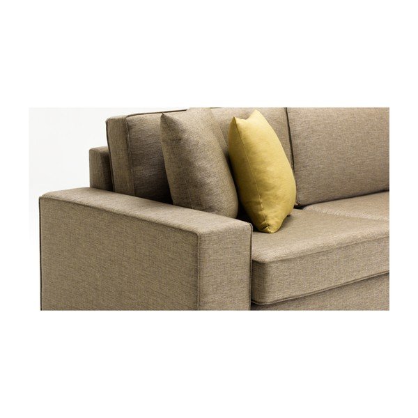 Ruda trijų vietų sofa "Balcab Home Doty-image-2