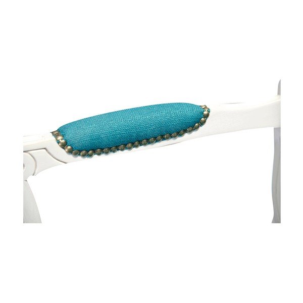 Mėlyna ir balta "Evergreen House Patchwork Ocean Chair-image-2