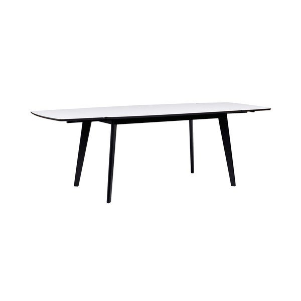 Juodai baltas papildomas stalviršis valgomojo stalui Rowico Griffin, 90 x 45 cm-image-1