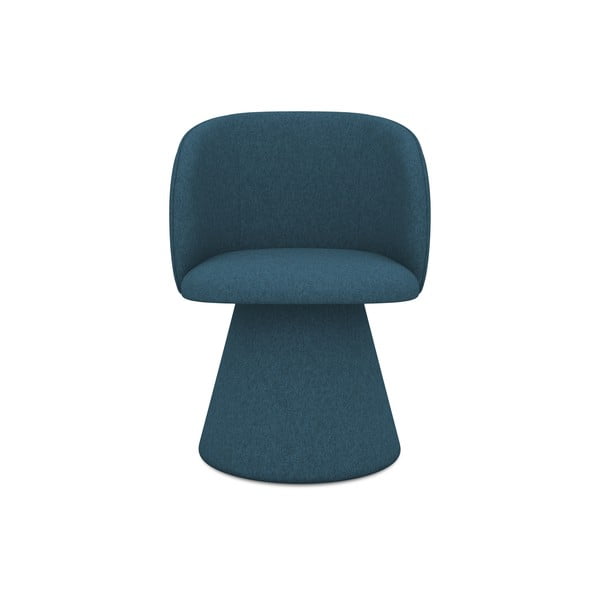 Mėlynos spalvos iš audinio valgomojo kėdė Maia – Makamii-image-1