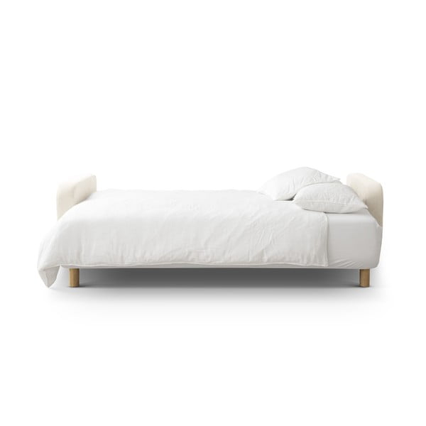 Kreminės spalvos sulankstoma/su sandėliavimo vieta sofa 231 cm Elen – Micadoni -image-3