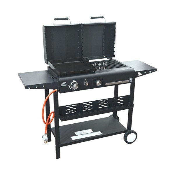 Dujinė/anglies lauko kepsninė Domino 2in1 – Cattara-image-1