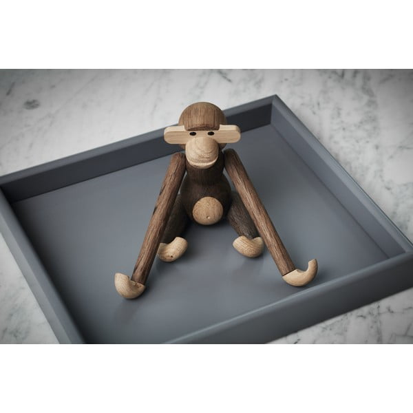 Statulėlė iš ąžuolo masyvo Kay Bojesen Denmark Monkey-image-3