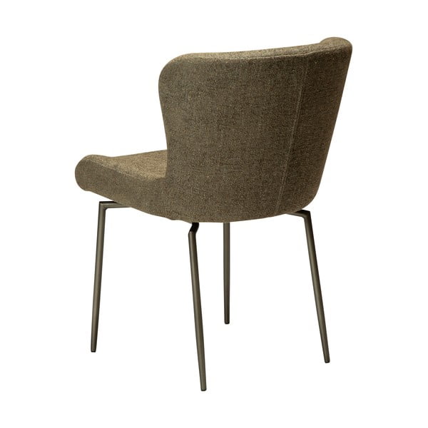 Khaki spalvos iš audinio valgomojo kėdė Glam – DAN-FORM Denmark-image-2