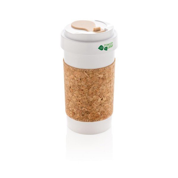 Ekologiškas termo puodelis su kamštine įmaute XD Design Collection ECO, 400 ml-image-2