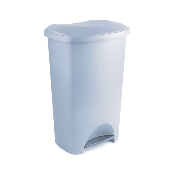 Pilka šiukšliadėžė su pedalu iš perdirbto plastiko Addis Eco Range, 50 l-image-1