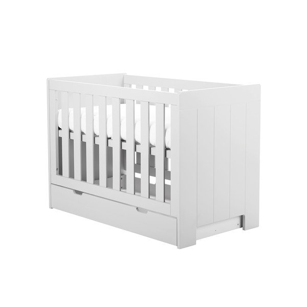 Balta vaikiška lova Pinio Calmo, 120 x 60 cm-image-2