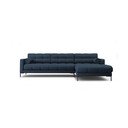 Kampinė sofa mėlynos spalvos (su dešiniuoju kampu) Bali – Cosmopolitan Design
