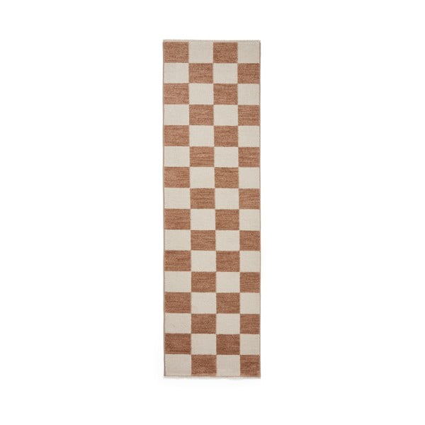 Kilimas smėlio spalvos 60x230 cm Baltimore – Think Rugs