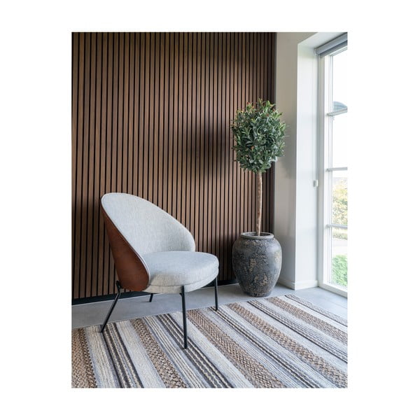 Kilimas pilkos spalvos/smėlio spalvos 160x230 cm Morena – House Nordic-image-1