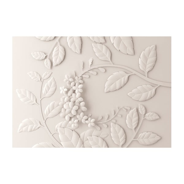 Didelio formato tapetai Artgeist Creamy Paper Flowers, 200 x 140 cm