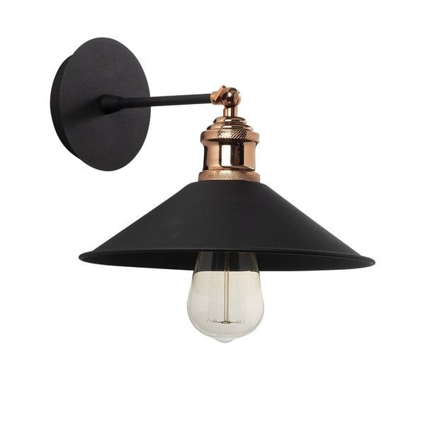 Sieninė lempa juodos spalvos Berceste – Opviq lights