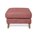 Iš kordinio velveto taburetė rožinės spalvos Paris – Scandic